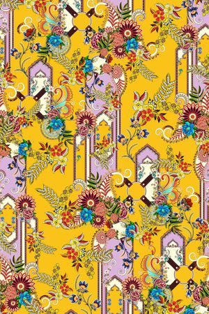 民族风印花华亿平台图片