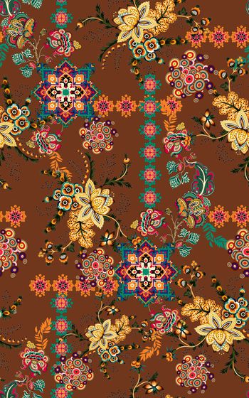 民族风印花华亿平台图片