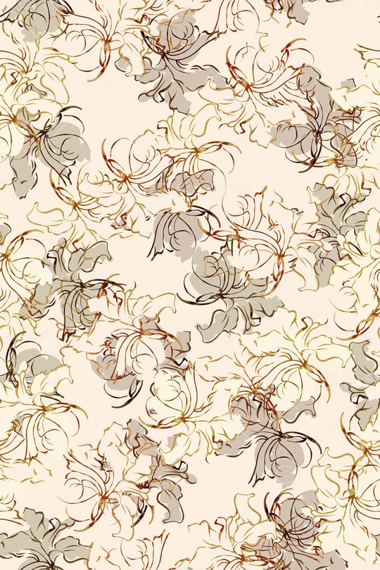 满版散花印花华亿平台图片