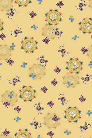 真丝印花华亿平台图片