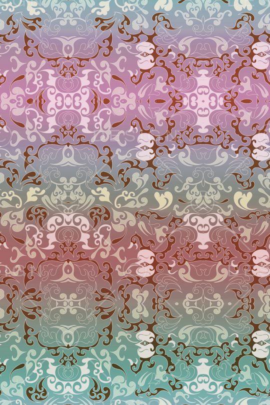 真丝印花华亿平台图片