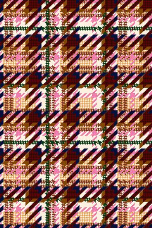 格子印花华亿平台图片