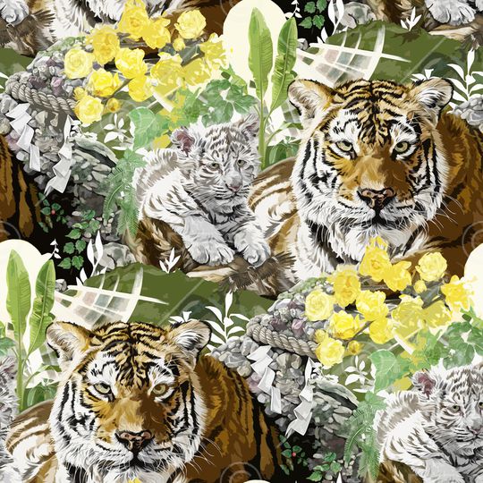 老虎印花华亿平台图片