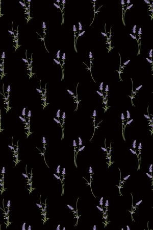 黑底花卉印花华亿平台图片