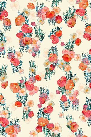 小碎花印花华亿平台图片