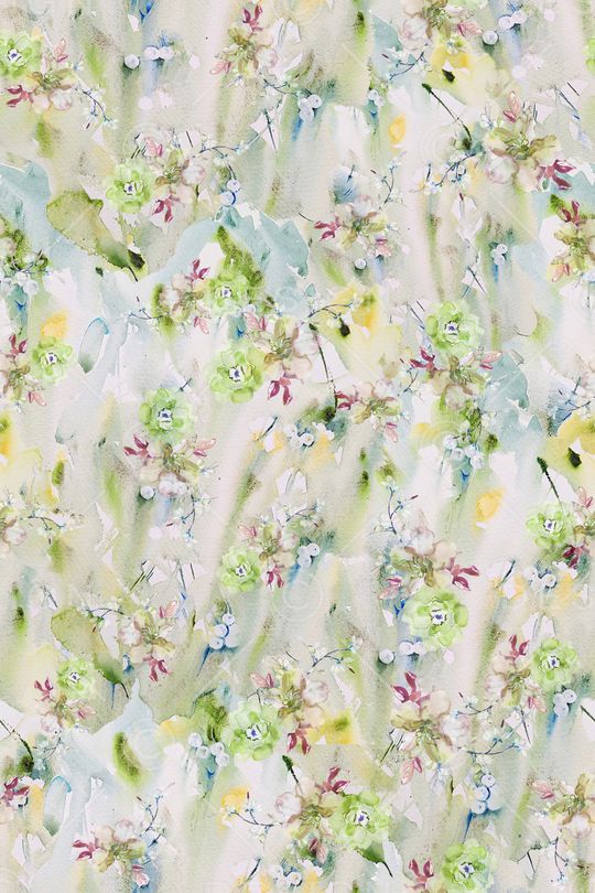 水彩印花华亿平台图片