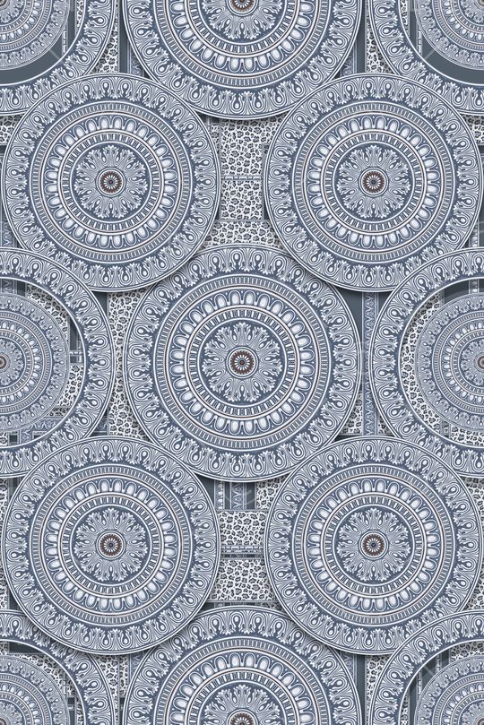 中国风印花华亿平台图片