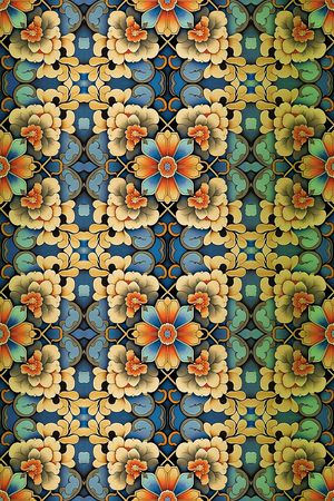 真丝印花华亿平台图片