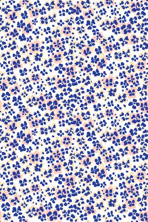 抽象花卉印花华亿平台图片