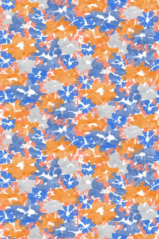 满版散花印花华亿平台图片