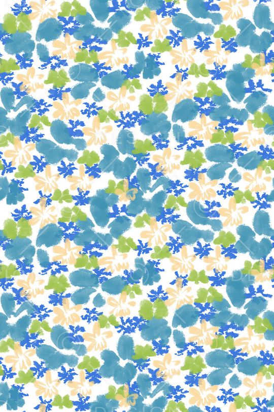 满版散花印花华亿平台图片