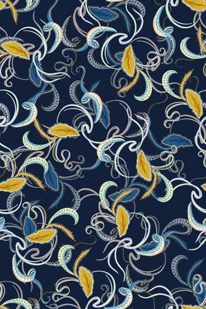 民族花卉印花华亿平台图片