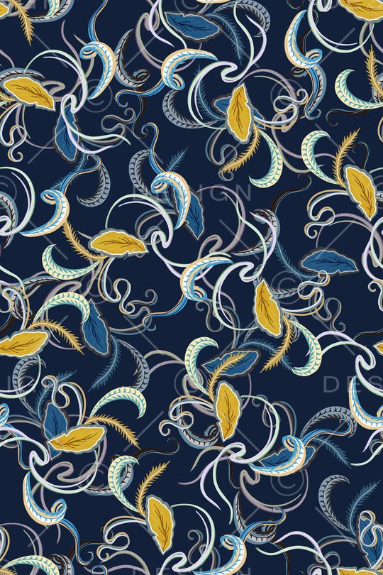 民族花卉印花华亿平台图片