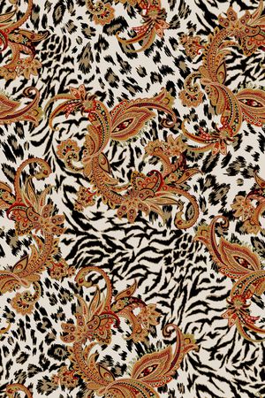 佩斯利印花华亿平台图片