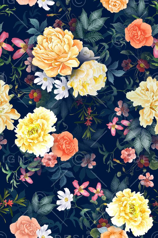 植物印花华亿平台图片