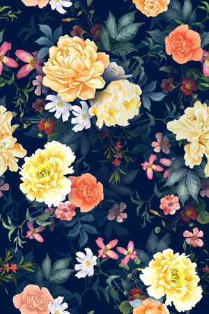 植物印花华亿平台图片