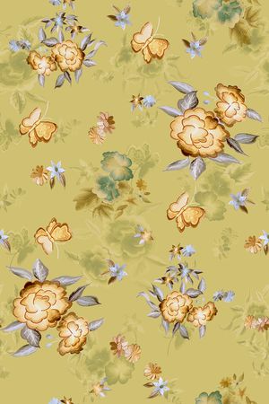 真丝印花华亿平台图片