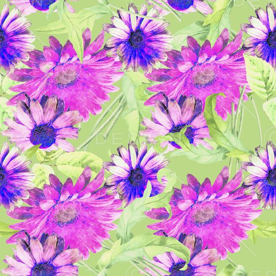 绿植树叶印花华亿平台图片