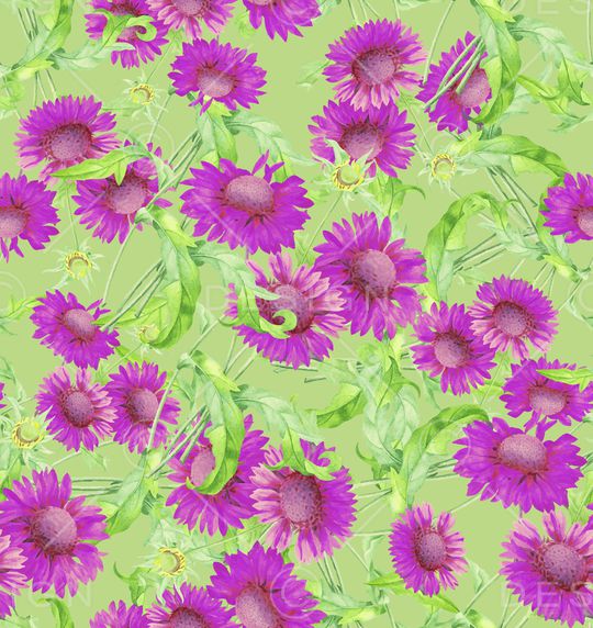 绿植树叶印花华亿平台图片