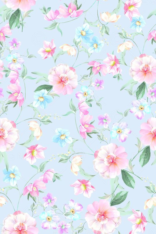 小清新印花华亿平台图片