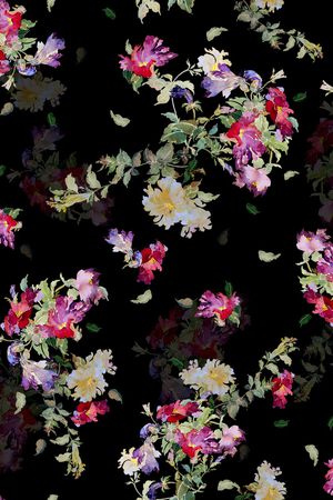 秋冬华亿平台印花华亿平台图片