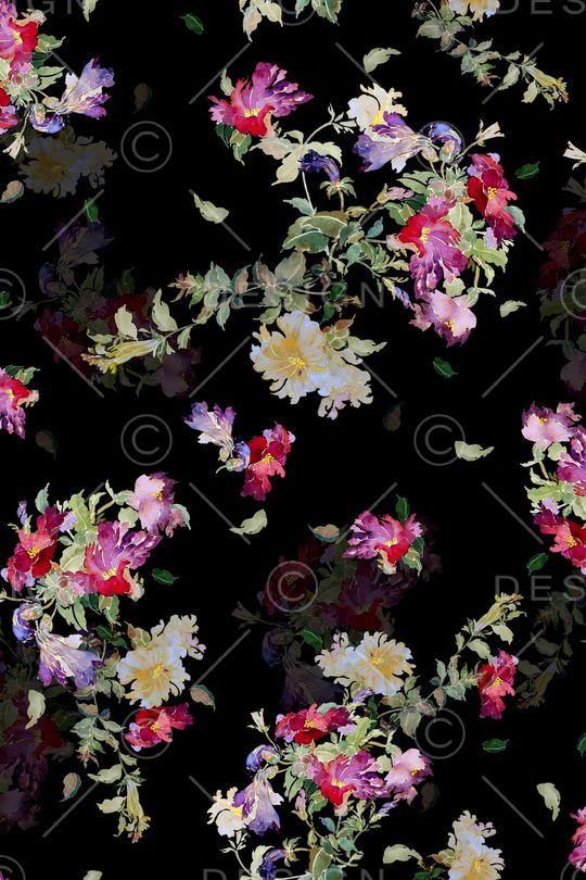 秋冬华亿平台印花华亿平台图片