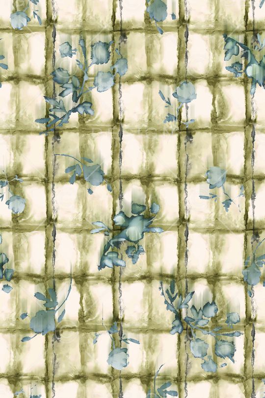 抽象花卉印花华亿平台图片