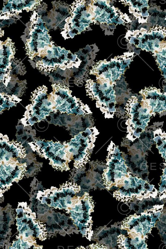 蝴蝶印花华亿平台图片