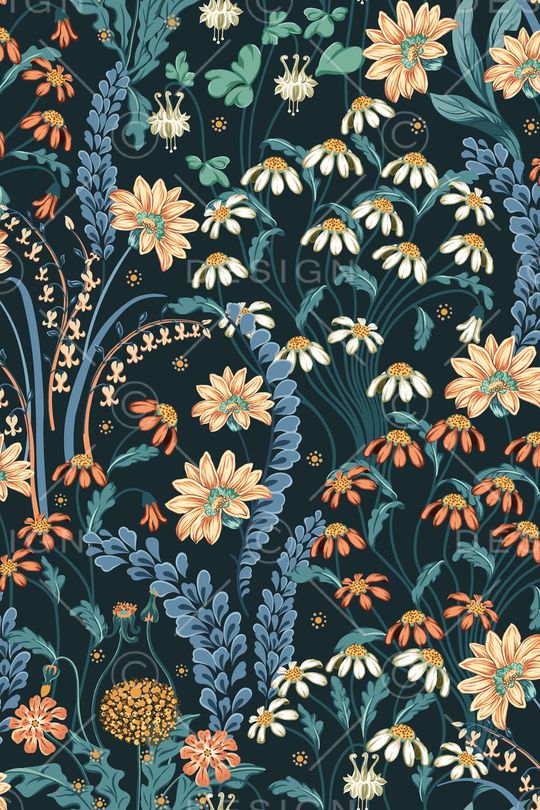 绿植树叶印花华亿平台图片