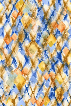 格子印花华亿平台图片