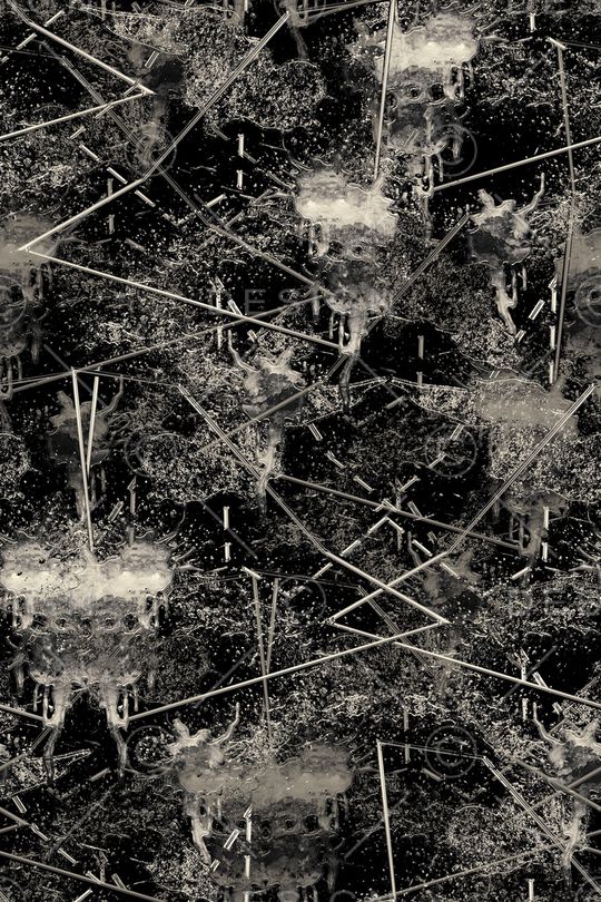 抽象印花华亿平台图片