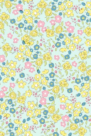 小清新印花华亿平台图片