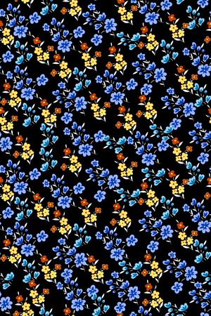 小碎花印花华亿平台图片