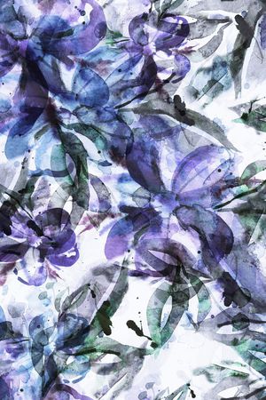 水彩印花华亿平台图片