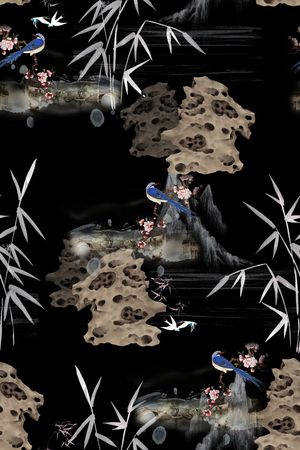 中老年印花华亿平台图片