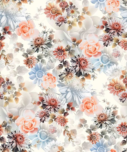 flowers印花华亿平台图片