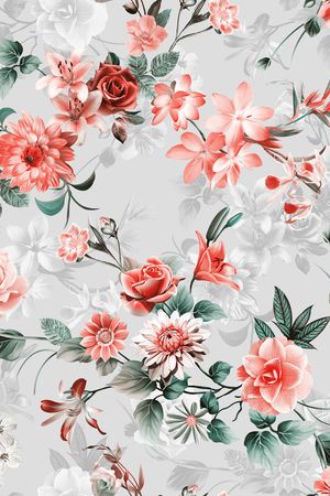 flowers印花华亿平台图片