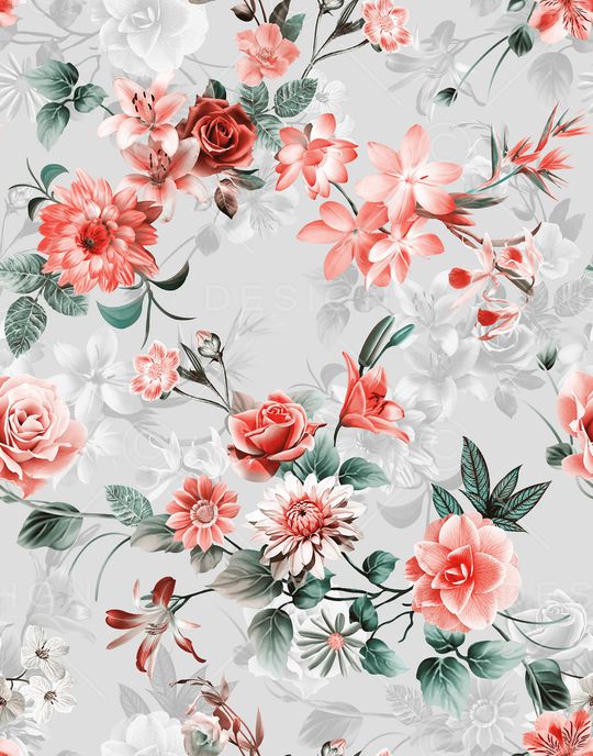 flowers印花华亿平台图片