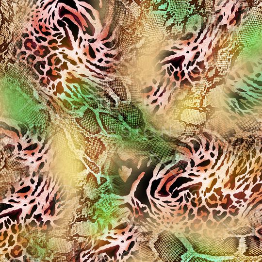 豹纹印花华亿平台图片