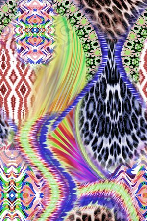 豹纹印花华亿平台图片