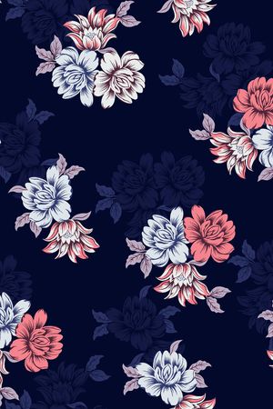 flowers印花华亿平台图片