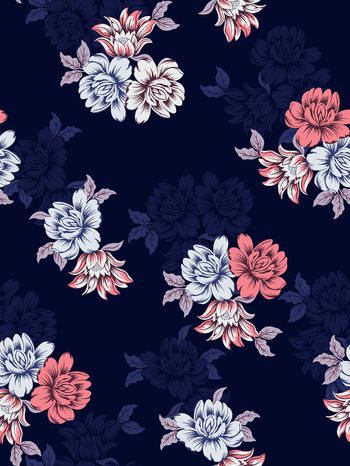 flowers印花华亿平台图片