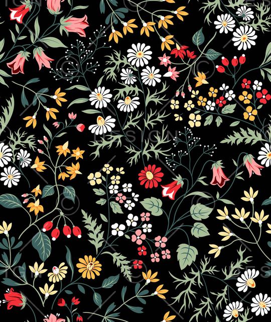 flowers印花华亿平台图片