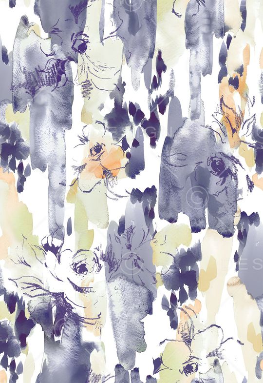 水彩印花华亿平台图片