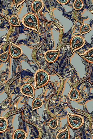 抽象印花华亿平台图片