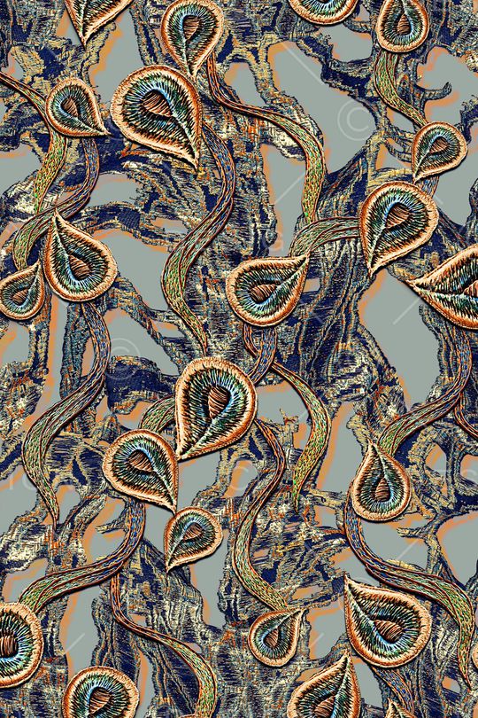 抽象印花华亿平台图片