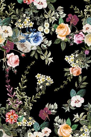 复古印花华亿平台图片