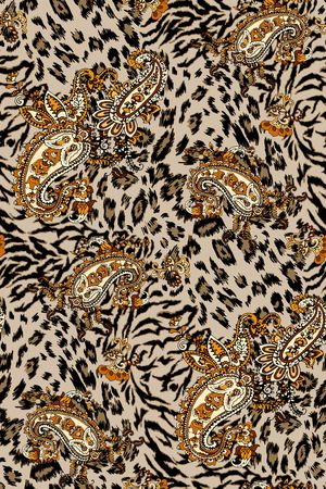 佩斯利印花华亿平台图片