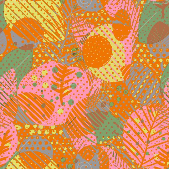 抽象印花华亿平台图片