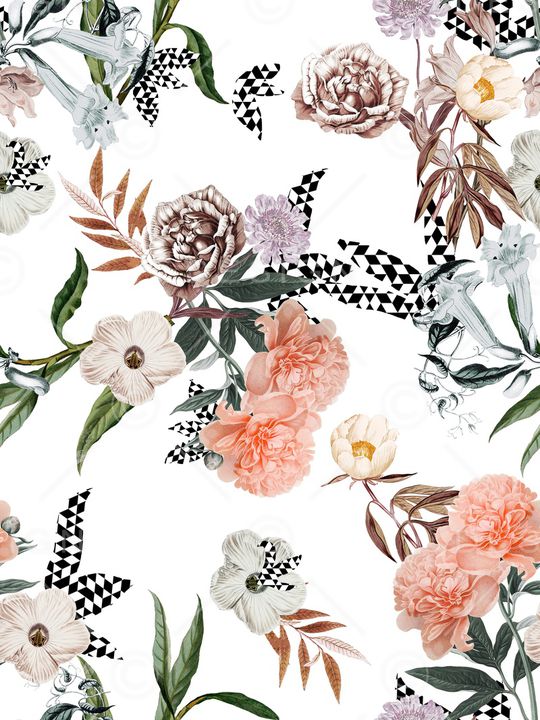 复古印花华亿平台图片